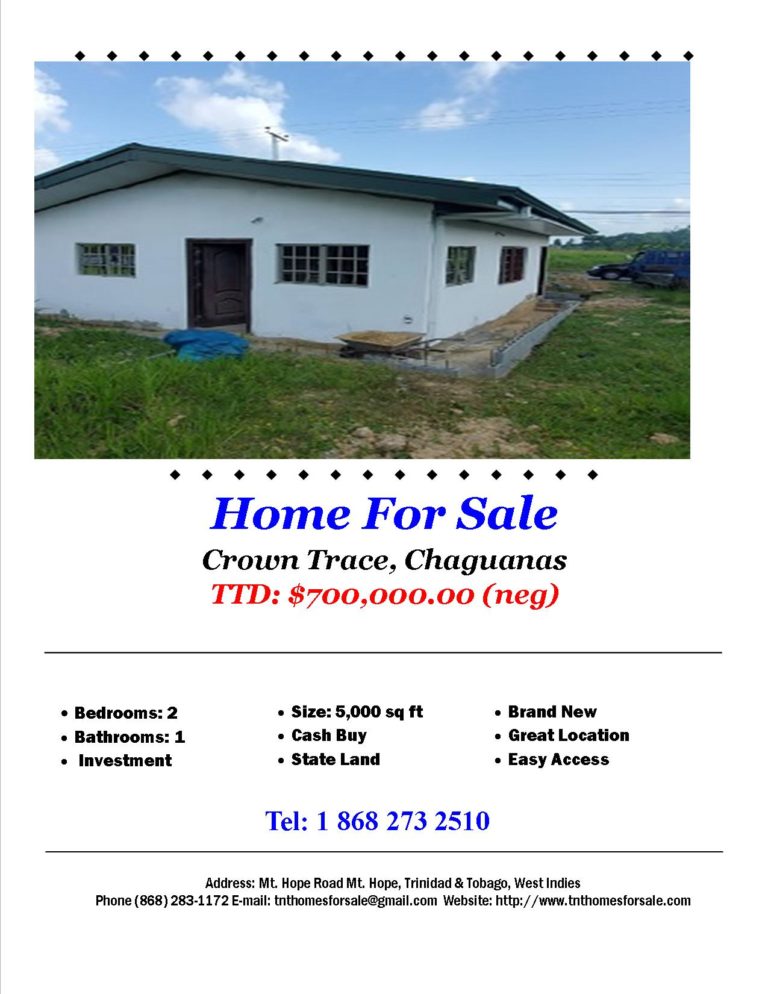 House For Sale In Trinidad Under 1 Million Quick Sale